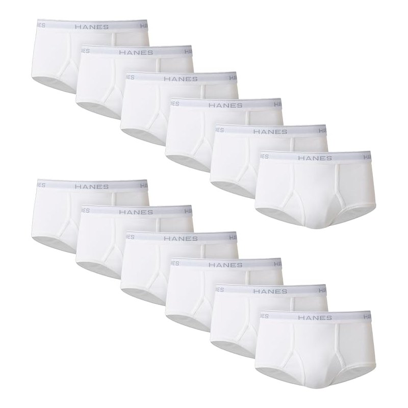 Cotton brief, white multi-pack