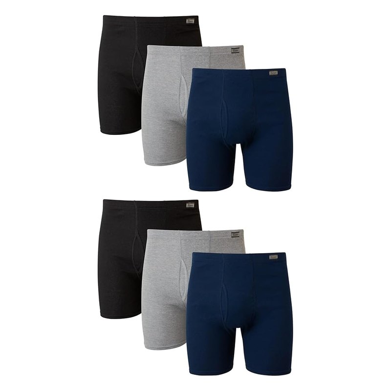 Ribbed cotton boxer brief