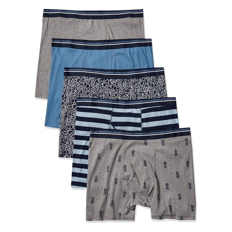 Printed boxer brief, 5-pack