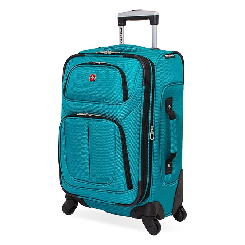 Soft-side spinner, teal