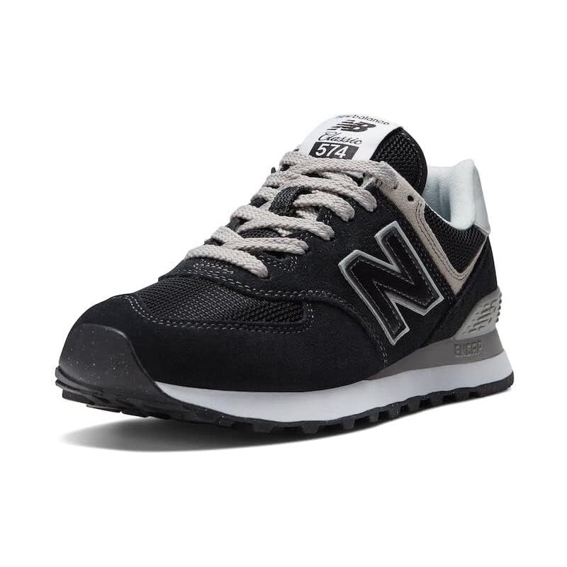 Retro suede runner, black